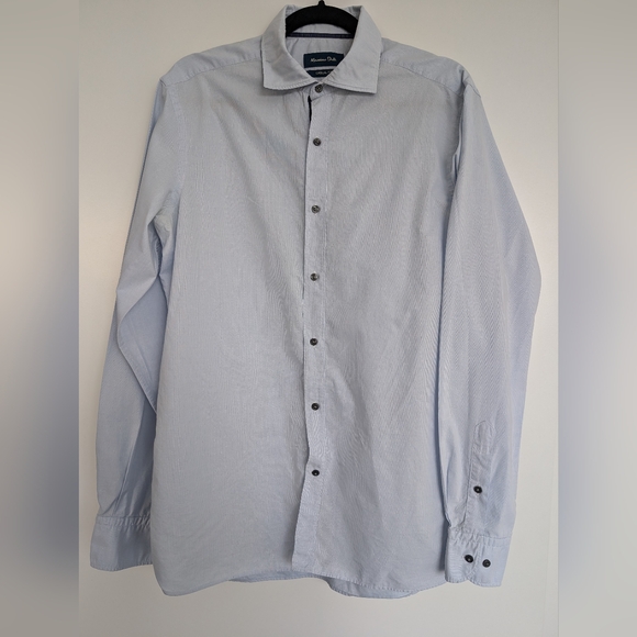 Massimo Dutti Light Blue Shirt L - Picture 1 of 7